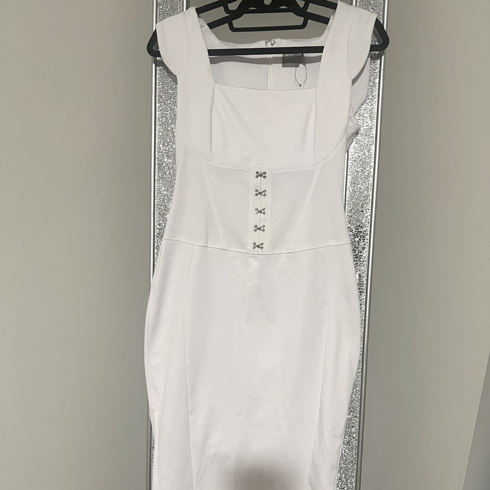 ASOS White Midi Dress